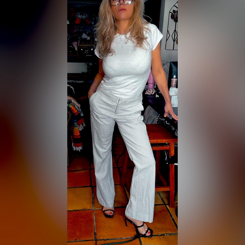 Elegant White Women's Pants